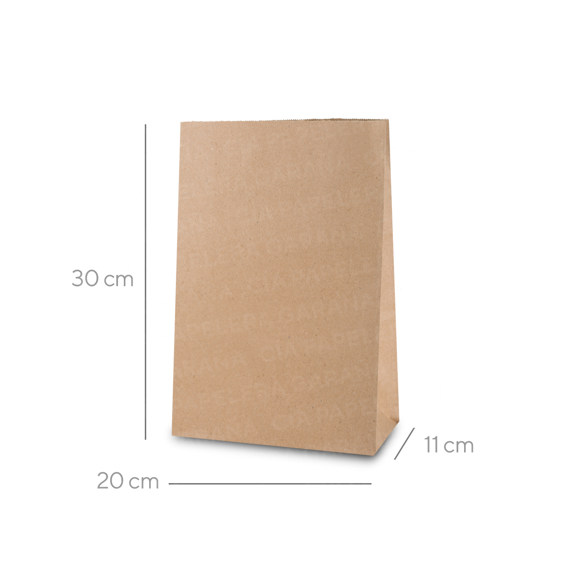 Bolsa Kraft 20x11x30